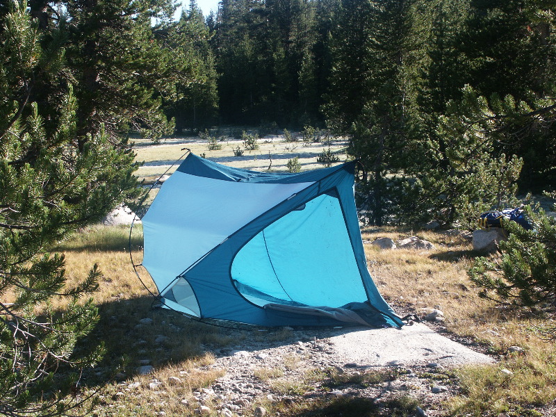 108. Drying the tent bottom