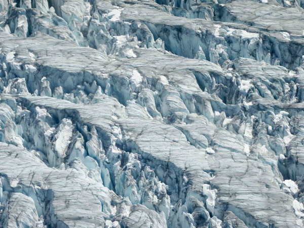 Ruth Glacier uneven ice