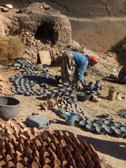 Pottery factory in Tamegroute