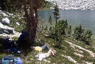  53. Lunch at Middle McGee Lake